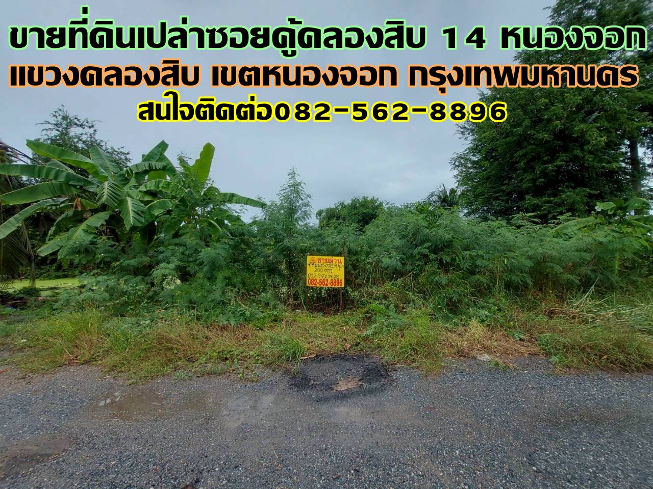 ขายที่ดินเปล่า หมู่บ้านสวัสดิการแลนด์ ซอยคู้คลองสิบ 14